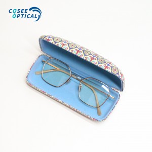 Fashion Sublimation Glasses Case Iron Hard Eyewear Cases Eye Glasses Packaging with Custom Brand