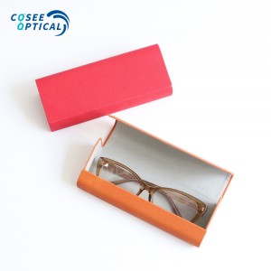 Designer Glasses Case with Logo Custom Design Spectacle Cases Hard Shell Eyeglasses Box
