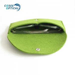 Wool Felt Sunglasses Case Fashion Glasses Packaging Portable Soft Eco-friendly Eyeglasses Bag