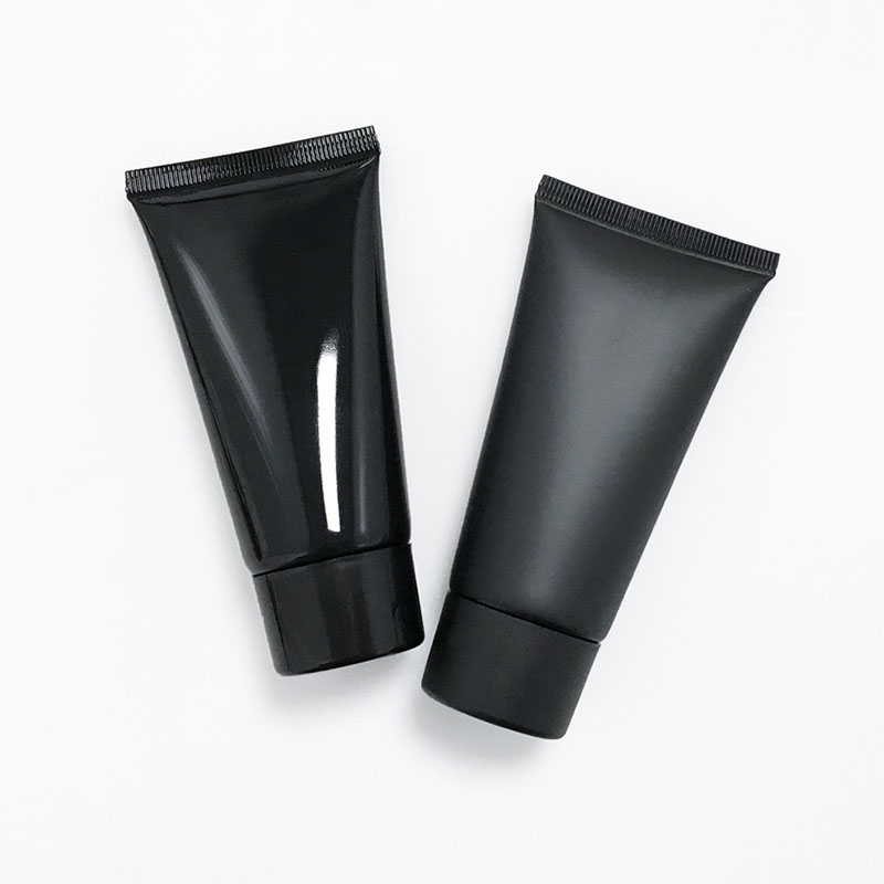 Excellent quality Plastic Pe Tubes For Shampoo - 80ml black Silk Screen Soft Plastic Shampoo Lotion Tube With Flip Top Lid – RUNFANG Featured Image