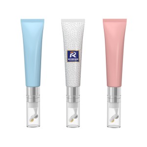 Customer Cosmetic Packaging Eye Cream Tube With Two Rollers