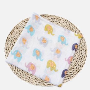 China Factory for Nursery Print Fabric - Soft newborn bamboo baby swaddle blanket – Taihong