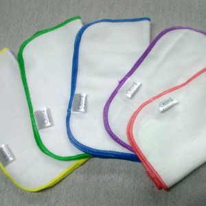 Cotton flanned wash cloth for baby face and hand