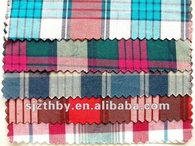 japan design 100% cotton yarn dyed fabric price wholesale calico