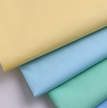 trueran polyester cotton dyed poplin blended shirting fabric