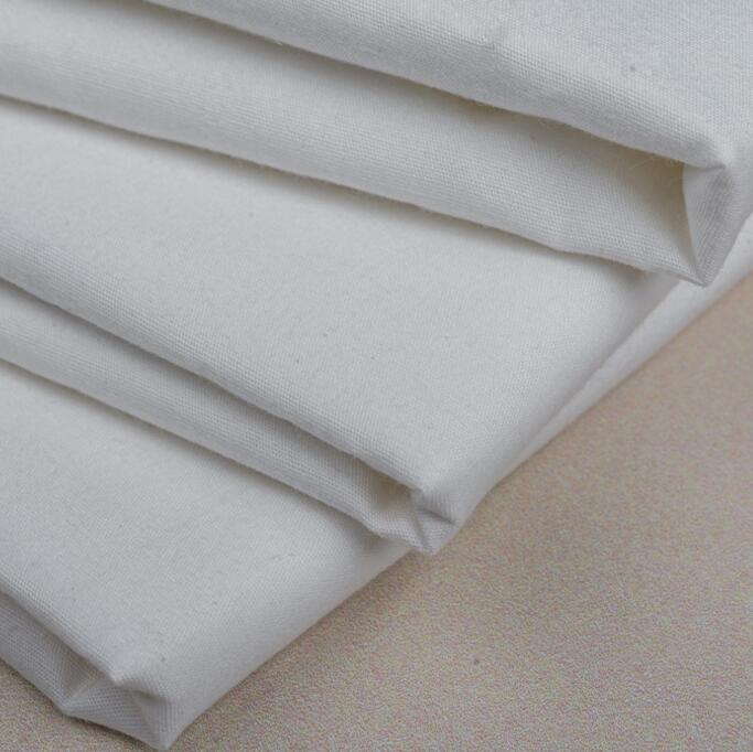 wholesale indian plain white cotton fabric types price