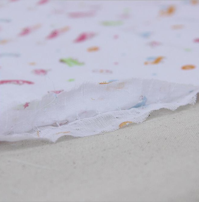 100% cotton double cloth fabrics baby use