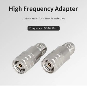 Stainless Steel 1.85MM Male To 3.5MM Female Adapter 26.5GHz