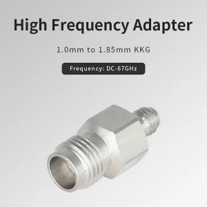 Gyári ár 1,85 mm-es aljzatból 1,0 mm-es aljzatba 67 GHz-es adapter