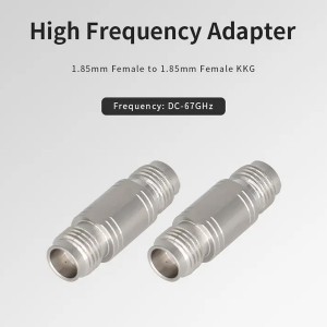 China Manufacture Straight 1.85MM Female To 1.85MM Female Adapter 67GHz