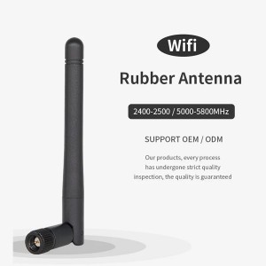 3dBi Rubber 2.4GHz 2.4G 5.8G Dual Band WiFi Antenna External WIFI SMA Antenna