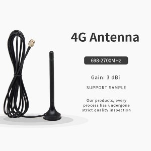 អង់តែនរថយន្ត Omni Directional 4G LTE , GSM 3G LTE 4G Whip Antenna ជាមួយនឹងមូលដ្ឋានម៉ាញេទិក