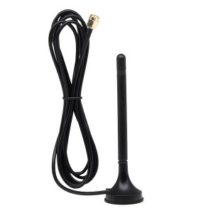 Magnetic Mount Omni Directional WIFI 2.4G Antenna Bluetooth BT 2.4G WIFI Whip Antenna With Magnetic Base