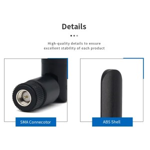 External Paddle Dual Band WiFi 2.4GHz 5GHz 5.8GHz SMA Male Antenna For Security IP Camera Video Surveillance Monitor