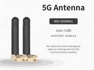 50MM 4G LTE 3G 2G Jalur Lebar Sudut Kanan Antena Pintar 4dBi CAT1 DAS Terminal Antena