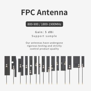 Kohandatud sisemine kahesageduslik FPC GSM antenn 868 915 MHz Lora IOT paindlik PCB antenni disain