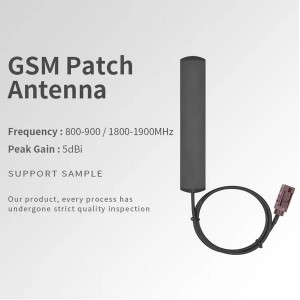 High Gain 5dBi GSM Patch Antenna 3M Adhesive 868MHz 915MHz Lora Patch Antenna ho an'ny fiara