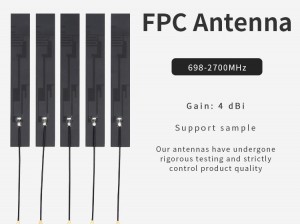 Antena CDMA GSM 2G 3G LTE 4G FPC, antena interna 4G LTE de PCB flexible