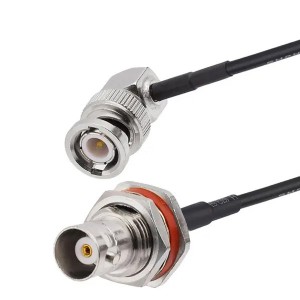 Right Angle BNC Plug Pigtail Na May 90 Degree BNC Male To BNC Female Coaxial Cables