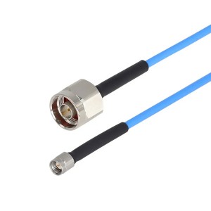 SMA Male To N Male Test Cable Low Loss Flexible Cable 18GHz၊ Phase Stable vs. Temperature