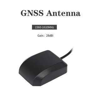 መግነጢሳዊ ማውንት ንቁ ውጫዊ አንቴና GPS GNSS Glonass 28dBi የመኪና ጂፒኤስ መከታተያ አንቴና