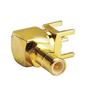 High Quality PCB Mount Right Angle SMB Male Plug Connector For Communication Antenna