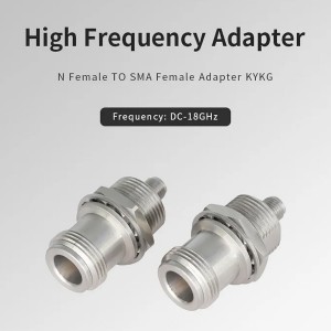 Stainless Steel 18GHz Connector N Female To SMA Female Adapter