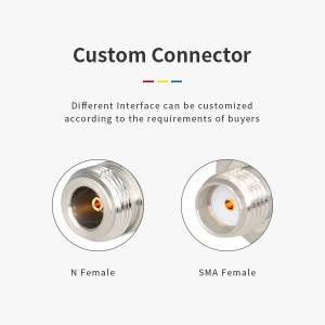 Stainless Steel Precision RF 18GHz Connector SMA Female To N Female Adapter