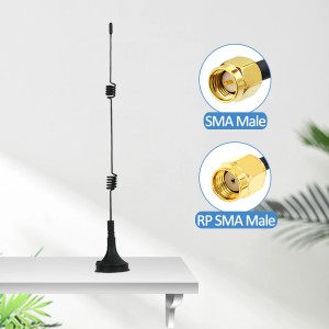 2400-2500MHz WiFi 5dBi Magnetic Base SMA Male Antenna Para sa WiFi Router Wireless Network