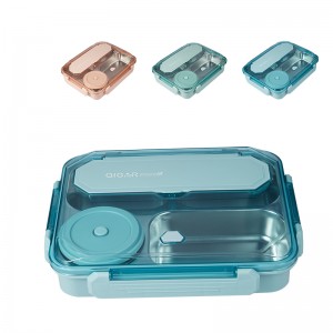 Insulated 304 stainless steel portable picnic lunch box