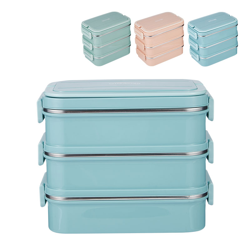304 Stainless Steel and Plastic Stackable Keep Food Hot Tiffin Portable Lunchbox  Bento Food Storage Container for Adults & Kids - China Lunch Box and Multi  Functional Food Box price