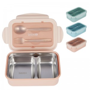 Hot selling high quality 304 stainless steel lunch box