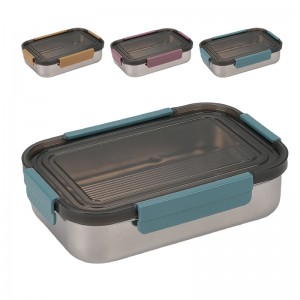1200ml Food Storage Container 304 Stainless Steel Lunch Box