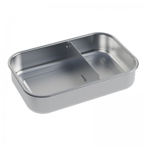 1200ml Food Storage Container 304 Stainless Steel Lunch Box