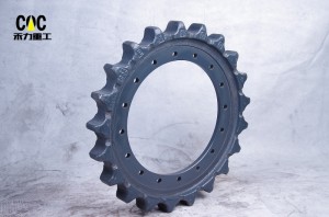 Reasonable price Undercarriage Parts Sprockets - Excavator Undercarriage parts sprocket EX100 EX120 EX150 EX200 for Hitachi Excavator Carrier Roller – Heli