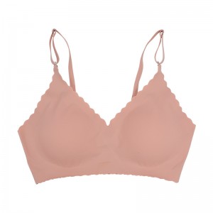 Bottom price Wholesale Brazilian Bikinis - Pink Wave Cut Super Support Bra – Chuangrong