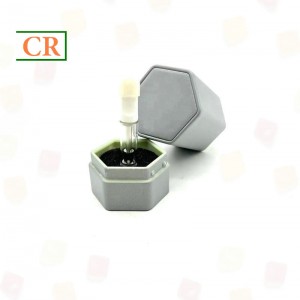 Hexagon Child Resistant Tin Box para sa Cartridge
