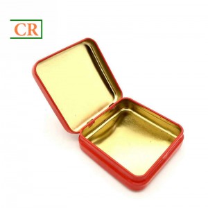 Hinged Child Proof Metal Box for Edibles