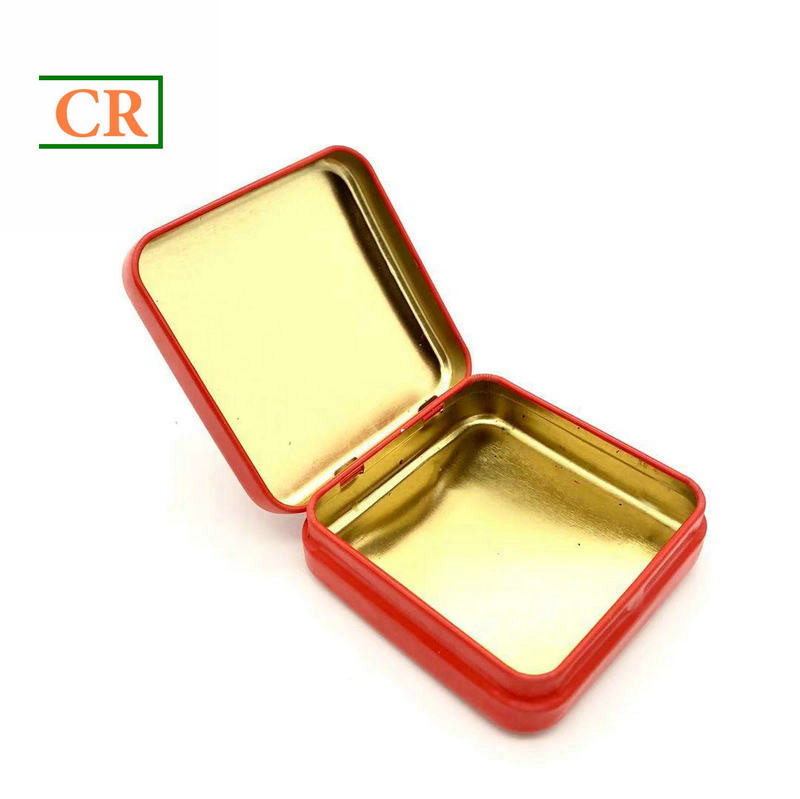 High Quality Child Resistant Tin Case - Hinged Child Proof Metal Box for Edibles – CR