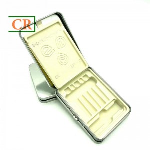 Hinged Child Resistant Tin Box for Pre-rolls or Gummies