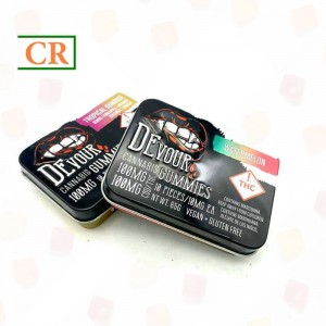 Chinese Professional Cr Tin Can - Small Rectangle Child Proof Tin Box – CR