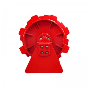 Excavator Compaction Wheel for Back Filling Material Compaction