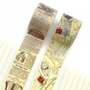 Factory Direct Japanese Washi Tape Custom Printed Bulk Washi Tape
