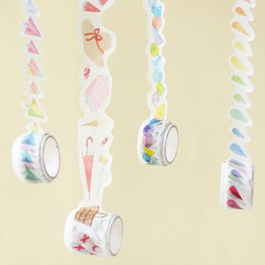 Best quality Custom High Quality Printed Self Adhesive Color Decorative Vintage Washi Tape