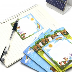 Custom Tear-off Paper Notepad Printing Memo Pad Promotional Sticky Note with Logo
