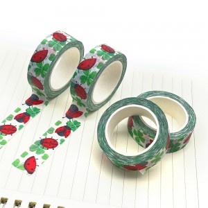 Manufacturer Wholesale Custom Printed Multi-Color Trendy Planner Washi Tape