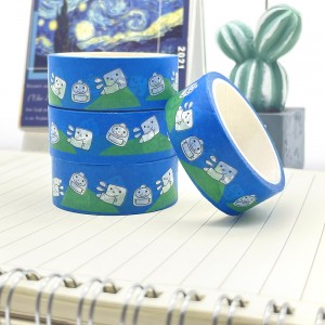 Trending Products wholesale CMYK custom printed washi tape