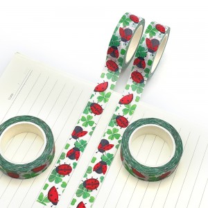 Manufacturer Wholesale Custom Printed Multi-Color Trendy Planner Washi Tape