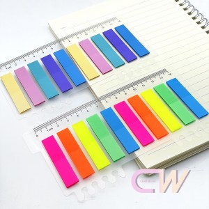 Custom Self-Adhesive Clear Pet Transparent Sticky Memo Notes Pad