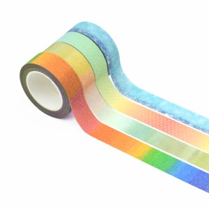 Top Suppliers Personal Design Self Adhesive Color Decoration Masking Paper Washi Tape Custom Printed